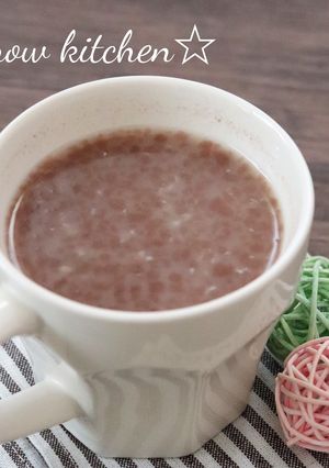 小豆の茹で汁で♪甘酒ドリンク-レシピのメイン写真