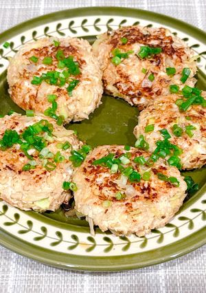 鶏キャベツのふわふわ焼き♪-レシピのメイン写真