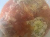 レンジで簡単鶏肉のトマト煮😋