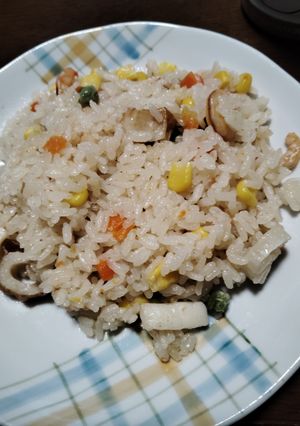 海老ピラフ&炊飯器で-レシピのメイン写真