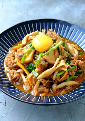 〈くらし薬膳〉牛肉としめじのプルコギ風-レシピのメイン写真