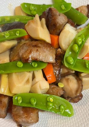 竹の子と豚肉の中華炒め-レシピのメイン写真