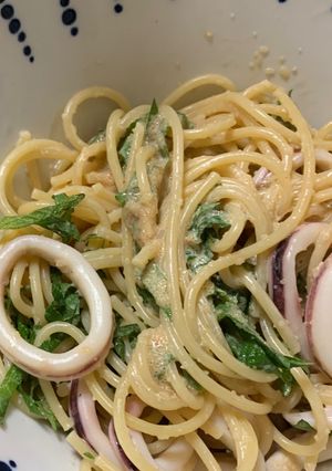 イカ入り明太子パスタ-レシピのメイン写真