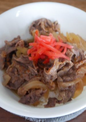 不器用すりおろし玉葱漬け牛丼-レシピのメイン写真