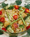 レンジで！豚えのきの温野菜サラダ風