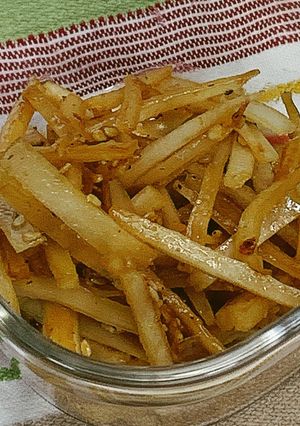 大根皮のだしきんぴら-レシピのメイン写真