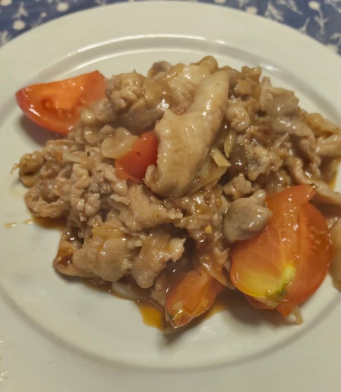 豚肉トマトの甘辛しょうゆ炒め-レシピのメイン写真