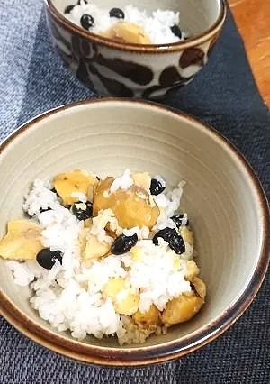 栗と黒豆の炊き込みご飯-レシピのメイン写真