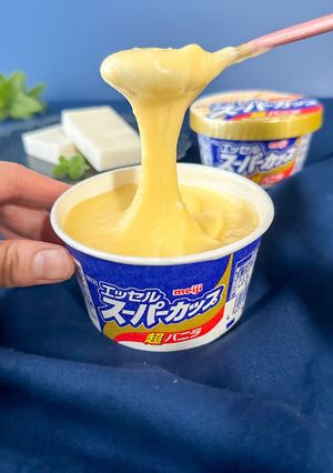 材料2つ！摩訶不思議！のび〜る常温アイス-レシピのメイン写真