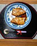 ヨウサマの減塩カジキのバター醤油焼き