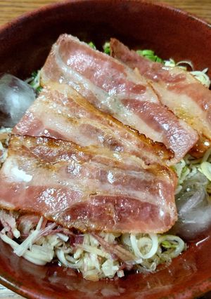 ベーコン薬味そうめん-レシピのメイン写真