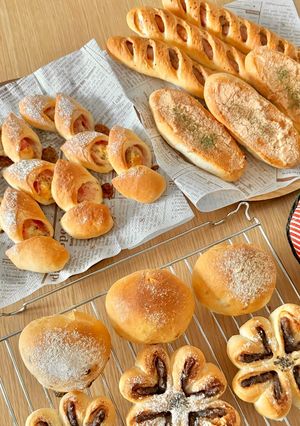 一つの生地で♩HBハードパン5種類-レシピのメイン写真
