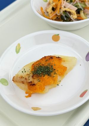 白身魚のもみじ焼き/こども園・保育園給食-レシピのメイン写真