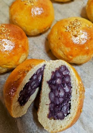 ★オートミールとおからの＊粒あんパン＊♪-レシピのメイン写真