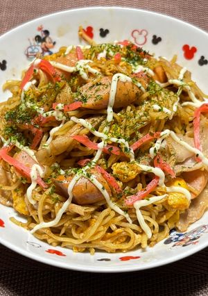 定番！オム焼きでない卵入り焼きそば😃-レシピのメイン写真