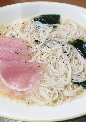 レモン&オリーブオイルの爽やかそうめん-レシピのメイン写真