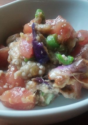 とろっとろ。マグロと茄子のバルサミコ和え-レシピのメイン写真