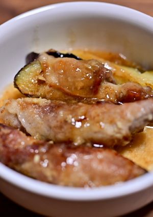 とろ〜りなすの肉巻き照り焼き風味-レシピのメイン写真