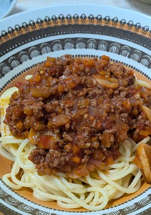 トマト缶で作るコク旨ミートソース-レシピのメイン写真