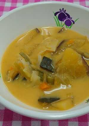 豆乳味噌スープ-レシピのメイン写真
