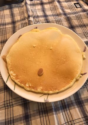 ￼手軽に簡単！モチモチ食感ホットケーキ-レシピのメイン写真