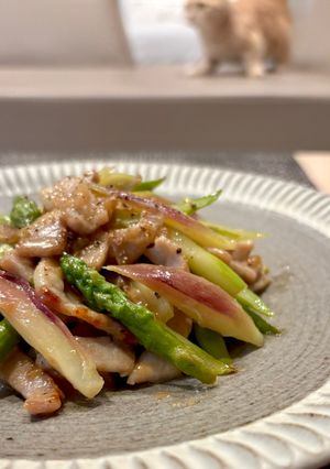 豚肉とミョウガの梅バター炒め-レシピのメイン写真