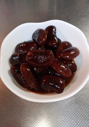 紫花豆の煮物-レシピのメイン写真