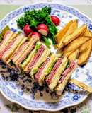 ランチ！ローストビーフレタスサンドイッチ