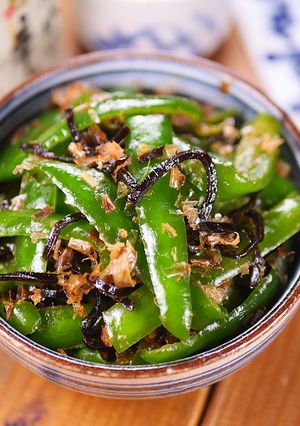 ポリポリピーマンのおかか塩昆布和え🤩🥗-レシピのメイン写真
