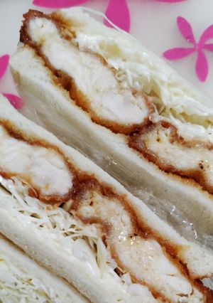 和風チキンカツサンドイッチ＊鶏バーガー-レシピのメイン写真