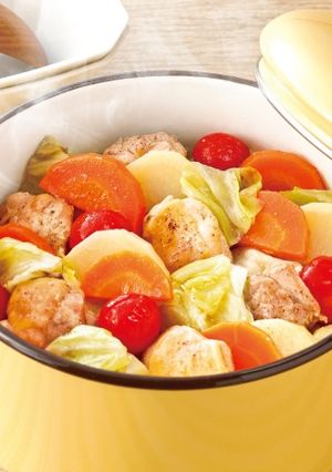 鶏肉と野菜の蒸し鍋-レシピのメイン写真
