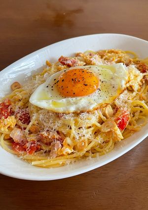 豪華版貧乏人のスパゲッティ-レシピのメイン写真