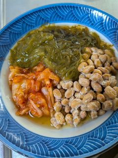 納豆めかぶキムチで!-レシピのメイン写真