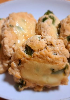 ピーマン入り！豆腐・鶏胸肉つくね！-レシピのメイン写真
