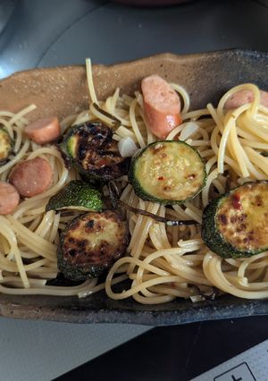 塩昆布でできるお手軽ペペロンチーノ-レシピのメイン写真
