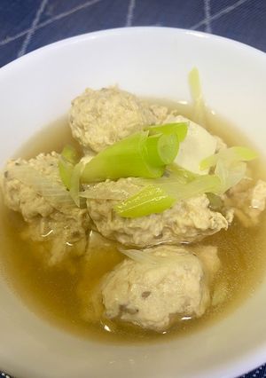 手作り鍋「鶏団子と絹豆腐」-レシピのメイン写真