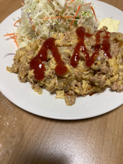 ひき肉のオムレツ-レシピのメイン写真
