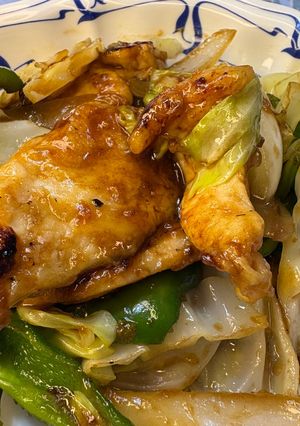 【簡単夕食】柔らか鶏胸肉と春キャベツで回鍋肉風-レシピのメイン写真