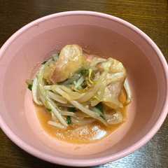 รูปของ 鶏ももともやしのオイスター炒め