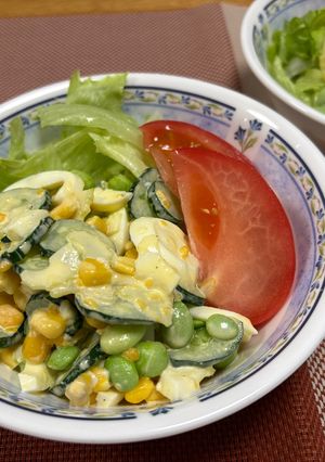 枝豆とコーンのマヨサラダ-レシピのメイン写真
