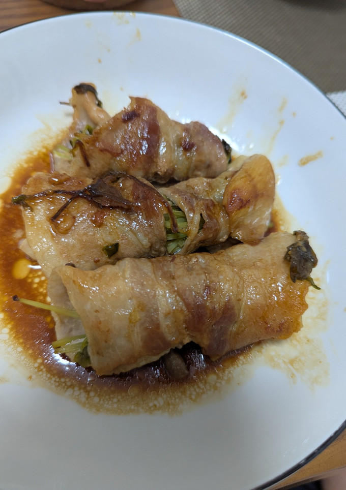 豆苗とエリンギの肉巻き-レシピのメイン写真