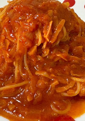 塩分2.4:トマトジュースで簡単パスタ-レシピのメイン写真