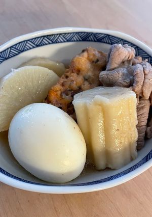 豚肉と大根の煮物⭐︎甘め⭐︎厚揚げ卵昆布出汁-レシピのメイン写真