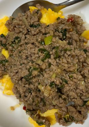 麻婆卵丼　簡単　美味しい　冷凍OK-レシピのメイン写真