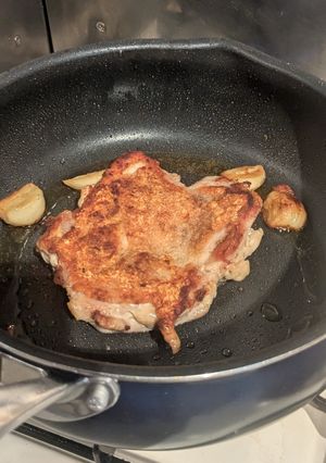 鶏もも肉のガーリックステーキ-レシピのメイン写真