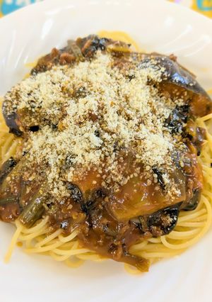 冷凍野菜で☆なすのミートスパゲッティ-レシピのメイン写真