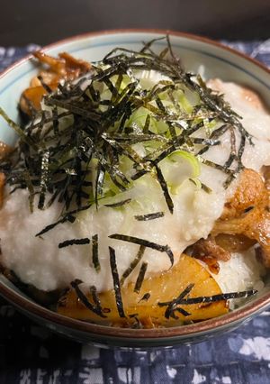 山かけ豚バラ大根丼-レシピのメイン写真