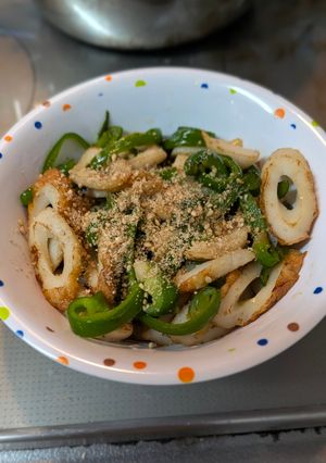 ちくわとピーマンの甘辛炒め♪簡単副菜-レシピのメイン写真