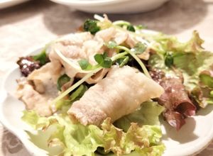 簡単ご馳走豚しゃぶサラダ！にんにくポン酢-レシピのメイン写真