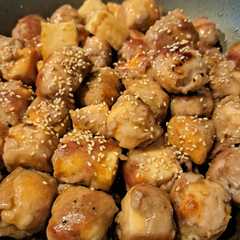 รูปของ 甘辛厚揚げの肉巻き